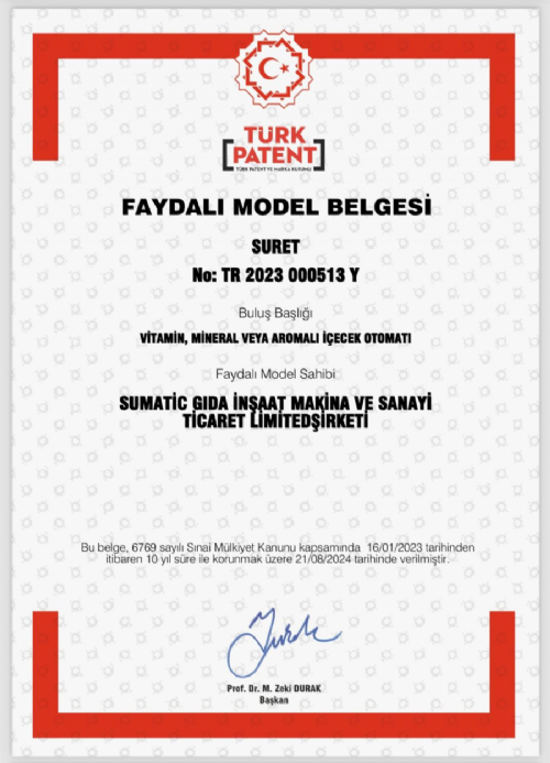 Faydalı Model Belgesi